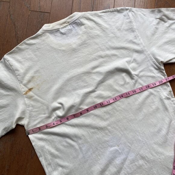 MCM Vintage Trashed Stained Graphic Tee Mens Size Large - Picture 7 of 7